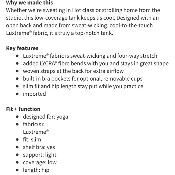 Lululemon Hot To Street Tank - Picture 2 of 7